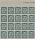 Spanien: 1938, Numeral Definitive 15c. Blue-green On Grey Paper (shades!) In A Lot With About 850 IM - Gebraucht