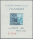 Spanien: 1961, VELAZQUEZ Set Of Four Miniature Sheets In A Lot With About 50 Complete Sets, Mint Nev - Gebraucht