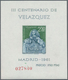 Spanien: 1961, VELAZQUEZ Set Of Four Miniature Sheets In A Lot With About 50 Complete Sets, Mint Nev - Gebraucht