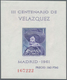 Spanien: 1961, VELAZQUEZ Set Of Four Miniature Sheets In A Lot With About 50 Complete Sets, Mint Nev - Gebraucht