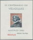 Spanien: 1961, VELAZQUEZ Set Of Four Miniature Sheets In A Lot With About 50 Complete Sets, Mint Nev - Gebraucht