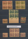 Tschechoslowakei: 1918/1920, PRINTER'S PROOFS Of Early Issues, Collection Of Apprx. 630 Imperforate - Usados