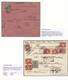 Türkei: 1892/1917, AVIS DE RECEPTION, Lot Of Seven Entires, Incl. 1892 Franked Receipt Form, 1902 Te - Usados