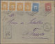 Türkei - Ganzsachen: 1906/1918, Group Of Four Uprated Stationery Envelopes, Mainly Registered Mail T - Enteros Postales