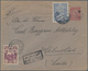 Türkei - Ganzsachen: 1906/1918, Group Of Four Uprated Stationery Envelopes, Mainly Registered Mail T - Enteros Postales