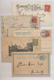 Delcampe - Europa: 1904/1955, More Than 260 Interesting Covers And Postal Stationeries, Mostly Europe, With Man - Europe (Other)