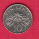 SINGAPORE  10 CENTS 1988 (KM # 51) #5407 - Singapore