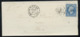 Lettre France 1853-60 Emission Empire Napoléon III Non Dentelé 25c Bleu Type II No14b-De Meung-S-Loire (PC 1981) à Mer - 1849-1876: Période Classique