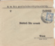 7344FM- 250 FILLER OFFICIAL STAMP ON POST SAVINGS BANK HEADER COVER, 1922, HUNGARY - Officials