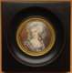 Peinture MINIATURE XIXeme Siècle  "Marie-Antoinette" D'après Vigée-Lebrun (Support Précieux) - Huiles