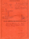 VP15.741 - MILITARIA - TUNIS1923 - Feuille Signalétique Concernant Mr Georges VUILLAUME Agent De Bureau ..... - Documentos