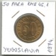 Gh7 Yugoslavia 50 Para 1974. KM#46.1 Key Date Only 33.000 Pcs. Mintage High Grade - Yugoslavia