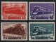 Russia / Sowjetunion 1949 - Mi-Nr. 1414-1417 ** - MNH - Schienenfahrzeuge (III) - Ungebraucht