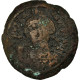 Monnaie, Justinien I, Demi-Follis, 544-545, Cyzique, TB, Cuivre, Sear:208 - Byzantines