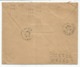 N° 396 FOOTBALL SOCCER + SURTAXE 65CX2+40C LETTRE COVER REC C. HEX ANGERS CC 1939 - 1921-1960: Modern Tijdperk