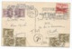 TAXE 20FRX5+4FRX2 CHOLET MAINE ET LOIRE CARTE USA PA 6C NEW YORK 1952 - 1859-1959 Covers & Documents