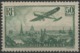 Poste Aérienne N° 14, 50F Vert Jaune "avion Survolant Paris". Neuf Sans Gomme (*) MNG - 1927-1959 Nuovi