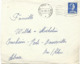 LETTRE 1958 AVEC OBLITERATION POSTE AUX ARMEES SUR TIMBRE MARIANNE DE MULLER - Documentos