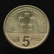 PHILIPPINES 5 Piso 2014, 70th Anniversary - Leyte Gulf Landing, UNC COIN - Philippines