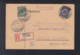 Dt. Reich R-PK 1924 Mühlhausen Nach Halle - Covers & Documents