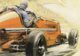 Fiat Grand Prix  -  Automotive Art Postcard - Carte Postale Modern - Grand Prix / F1