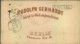 1869,Ortsbrief Mit 2-mal 1/2 Gr. Ab "BERLIN. POST-EXP. 4 STETTIN. BAHNH.. Tolle Werbung - Cartas & Documentos