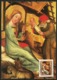 Germany Maximum Card Maxicard Christmas 1982 Nativity Detail From St Peter Altar Hamburg Master Bertram - Other & Unclassified