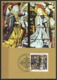 Germany Maximum Card Maxicard Christmas 1995 The Annunciation, Mariae Verkuendigung Stained Glass Window Augsburg - Other & Unclassified