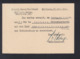 Dt. Reich Staatl. Gesundheitsamt Müllheim Baden PK 1938 - Oficial