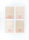 4x Cartes Photo Image Dédicacées THE BEATLES (9x6,5 Cm) - Autres & Non Classés