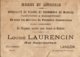 CHROMO MODE ET LINGERIE LANGON  CARTE GEOGRAPHIQUE  MARTINIQUE - Otros & Sin Clasificación