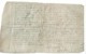 1472 - Très Ancien Parchemin Manuscrit Sur Peau - 27 X 16 Cm - Manuscrits