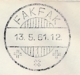 Nederlands Nieuw Guinea - 1961 - Rondstempel FAKFAK/1 Op Special Cover Met Landkaart Van NNG - No Address - Niederländisch-Neuguinea