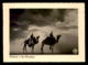 MILITARIA - SAHARA - GROUPEMENT SAHARIEN DU SUD TUNISIEN - REMADA - SILHOUETTES DANS LE DESERT - CHAMEAUX - Regiments