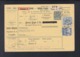 Hungary Parcel Card 1917 Fiume To Turkey - Lettres & Documents