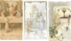 Delcampe - Lot De 32 Images Religieuses - Christ, Vierge, Saints, Cartes Dentelée Et Classiques - Devotieprenten