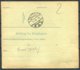 1916 Austria Parcelcard Mahr. Trubau - Zwittau - Covers & Documents