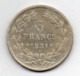 FRANCE, 5 Francs, 1831, Silver, KM #745.10 - Altri & Non Classificati