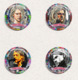 175 X Rock Kurt Cobain Music Fan ART BADGE BUTTON PIN SET (1inch/25mm Diameter) - Music