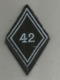 Militaria , écusson Tissus  ,2 Scans , 42 E Régiment De Transmission - Blazoenen (textiel)