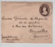 PR7305/ India Entire Letter Uprated > Belgium Brussels - Enveloppes