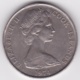 Cook Islands 50 Cents 1974  Elizabeth II. Copper-Nickel.  KM# 6.1 - Cook