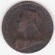 Grande-Bretagne. 1 Farthing 1900. Victoria - B. 1 Farthing