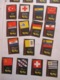 185 étiquettes Boites D'allumettes Safety Matches - Marque Végé Mini Mix Belgique - Pays Drapeaux Flags Armoiries - Boites D'allumettes - Etiquettes