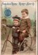 CHROMO AMIDON REMY REMY STARCH  LE TRICYCLE  CALENDRIER SEMESTRIEL 1891-1892 - Sonstige & Ohne Zuordnung