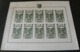 1944 _C.L.N AOSTA _COMPLETE SET 10 NEWS STAMPS OF 5 LIRE _MINIFOGLIO INTEGRO DI 10 FRANCOBOLLI 5 LIRE - Comitato Di Liberazione Nazionale (CLN)