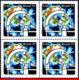 Ref. BR-1529-Q BRAZIL 1977 ASTRONOMY, ASTROPHYSICS OBSERVATORY,, TELESCOPE, MI# 1621, BLOCK MNH 4V Sc# 1529 - Astronomie