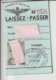 LAISSER PASSER / 25 Ième RGT.. DU GENIE DE L'AIR / 1985 - Other & Unclassified