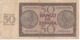 BILLETE DE BURGOS DE 50 PTAS DEL 21/11/1936 SERIE H  (BANKNOTE) - 50 Peseten