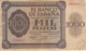 BILLETE DE ESPAÑA DE 1000 PTAS DEL AÑO 1936 DE BURGOS SERIE C  (DIFÍCIL Y RARO) - 1000 Peseten